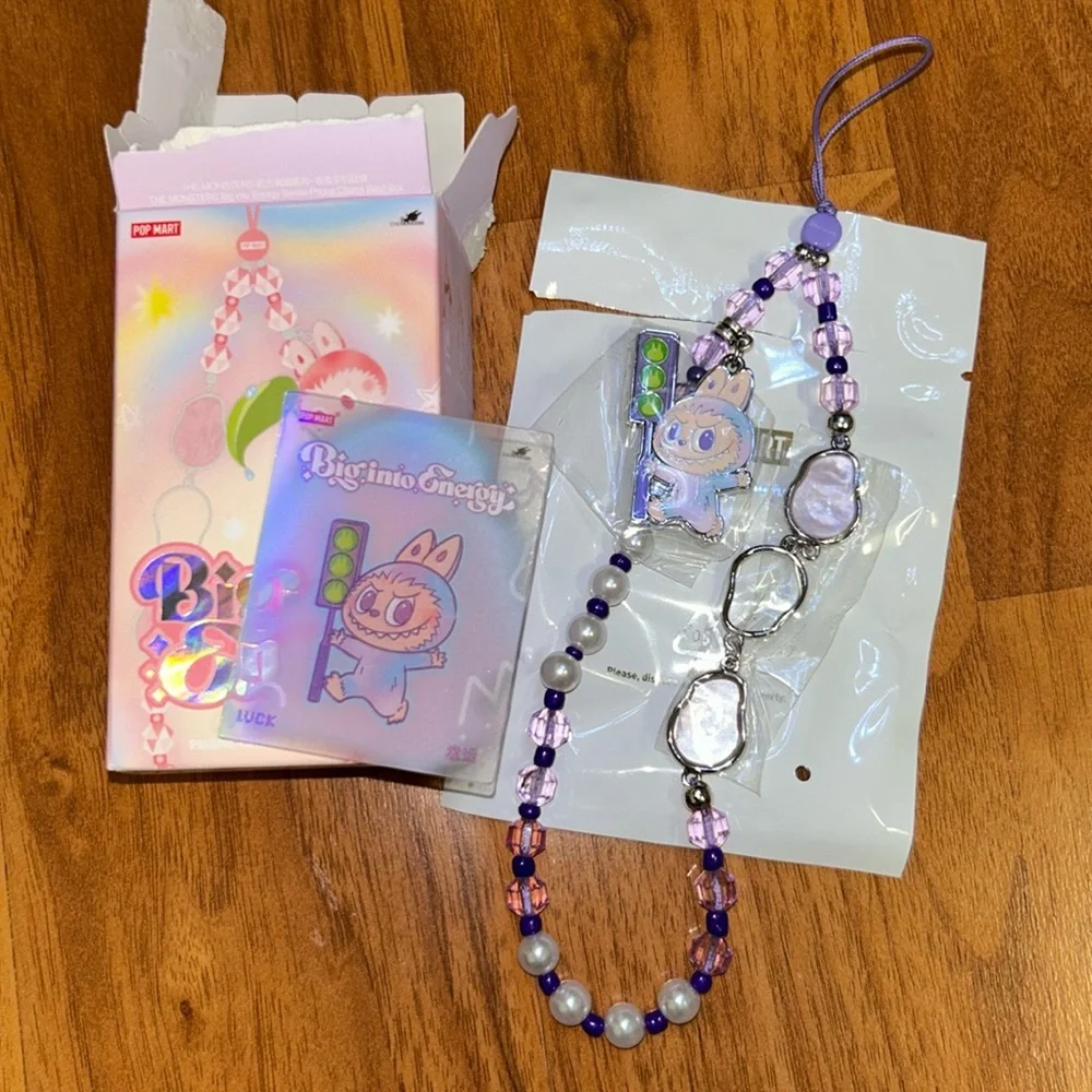 Brand New in Box THE MONSTERS Big Into Energy Phone Charm ‘LUCK